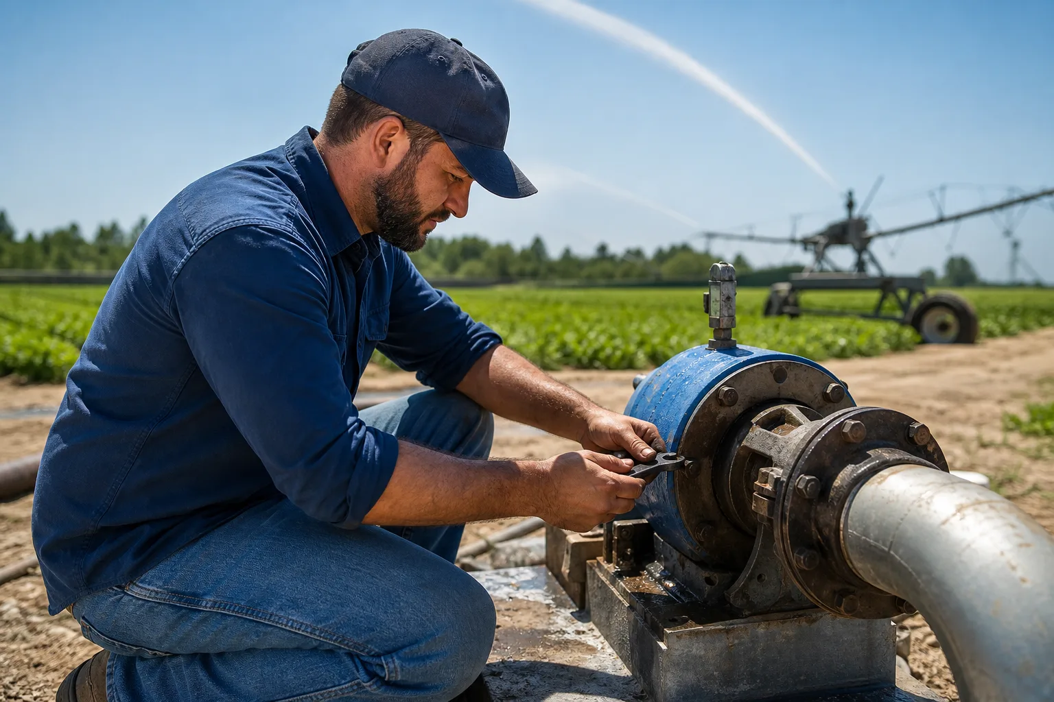 Irrigation Pump Service intake preview