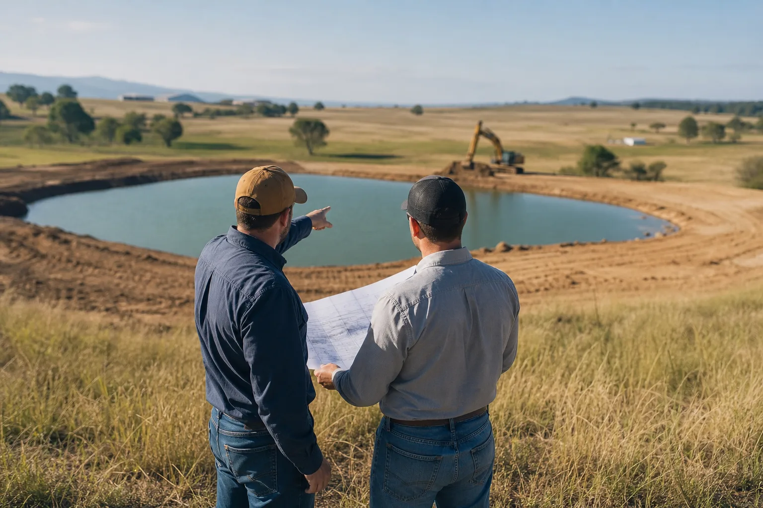 Pond Construction intake preview