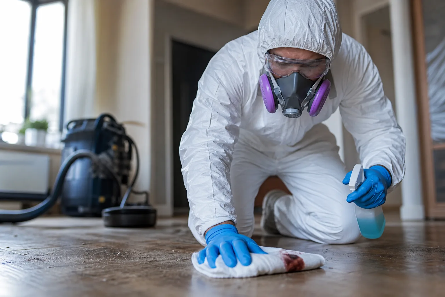 Biohazard and Specialty Cleanup intake for Cleaning Restoration and Remediation