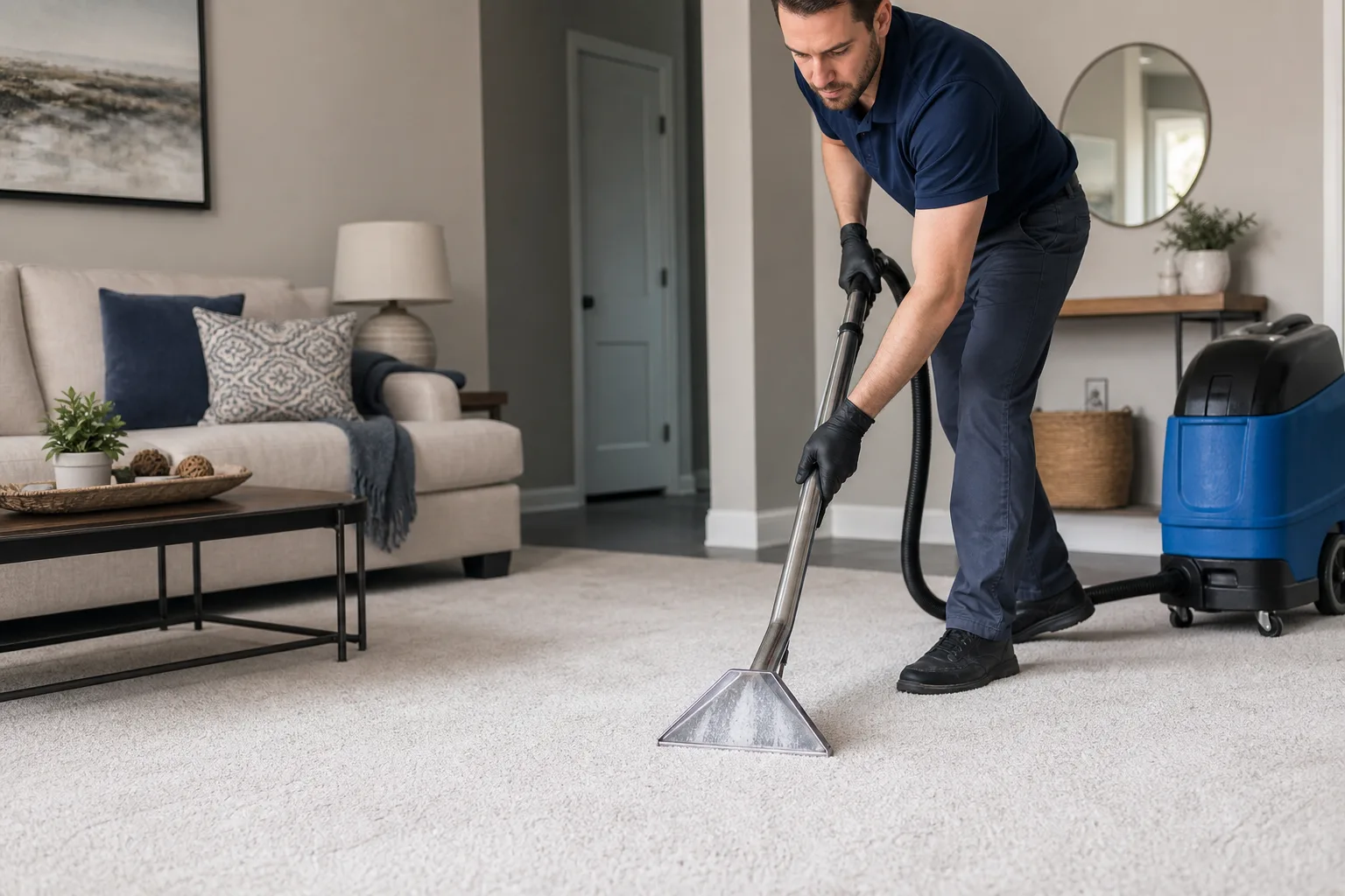 Residential Carpet Cleaning intake preview