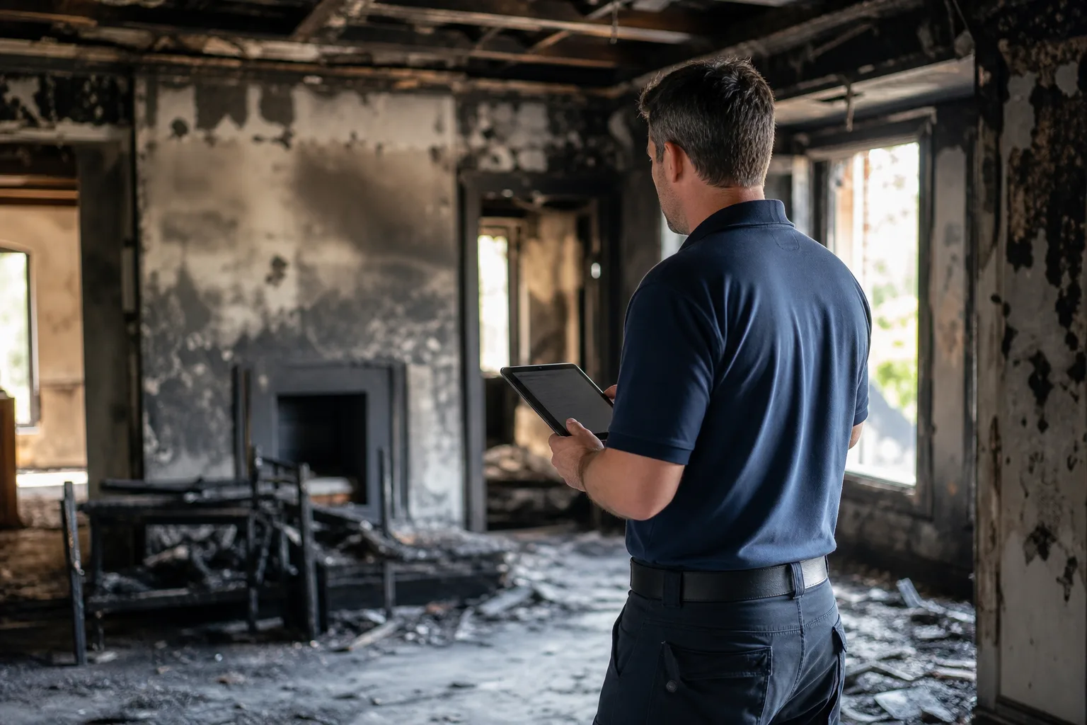 Fire and Smoke Restoration intake for Cleaning Restoration and Remediation