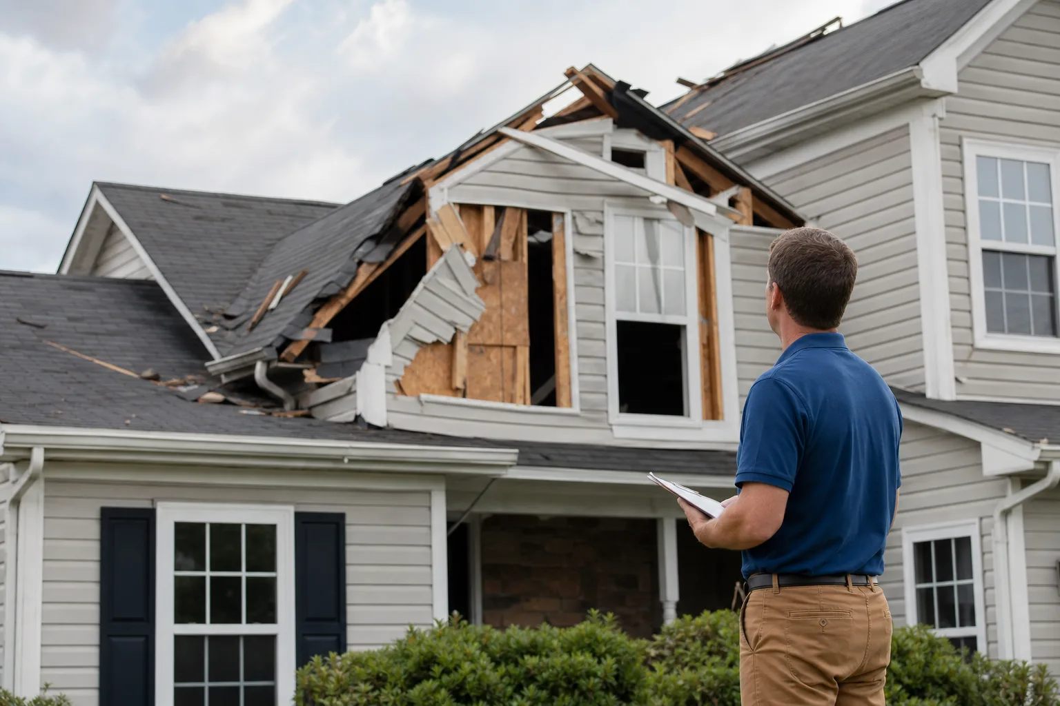 Wind Damage Restoration intake preview
