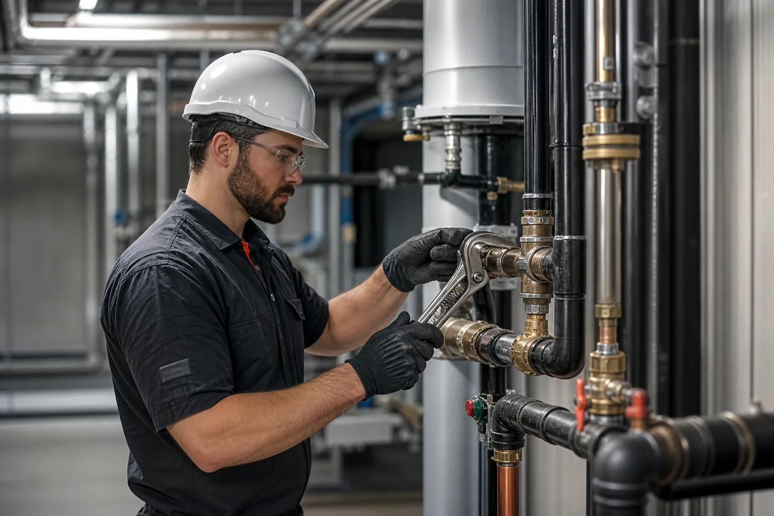 Commercial Plumbing intake for Commercial Construction