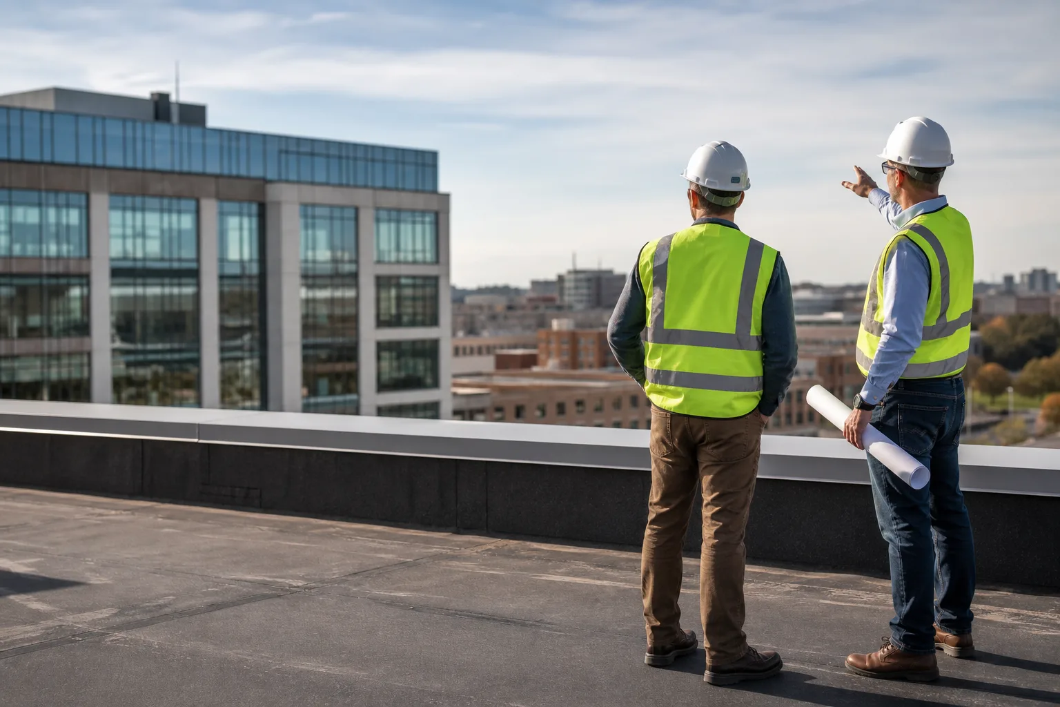 Commercial Roofing and Envelope intake for Commercial Construction