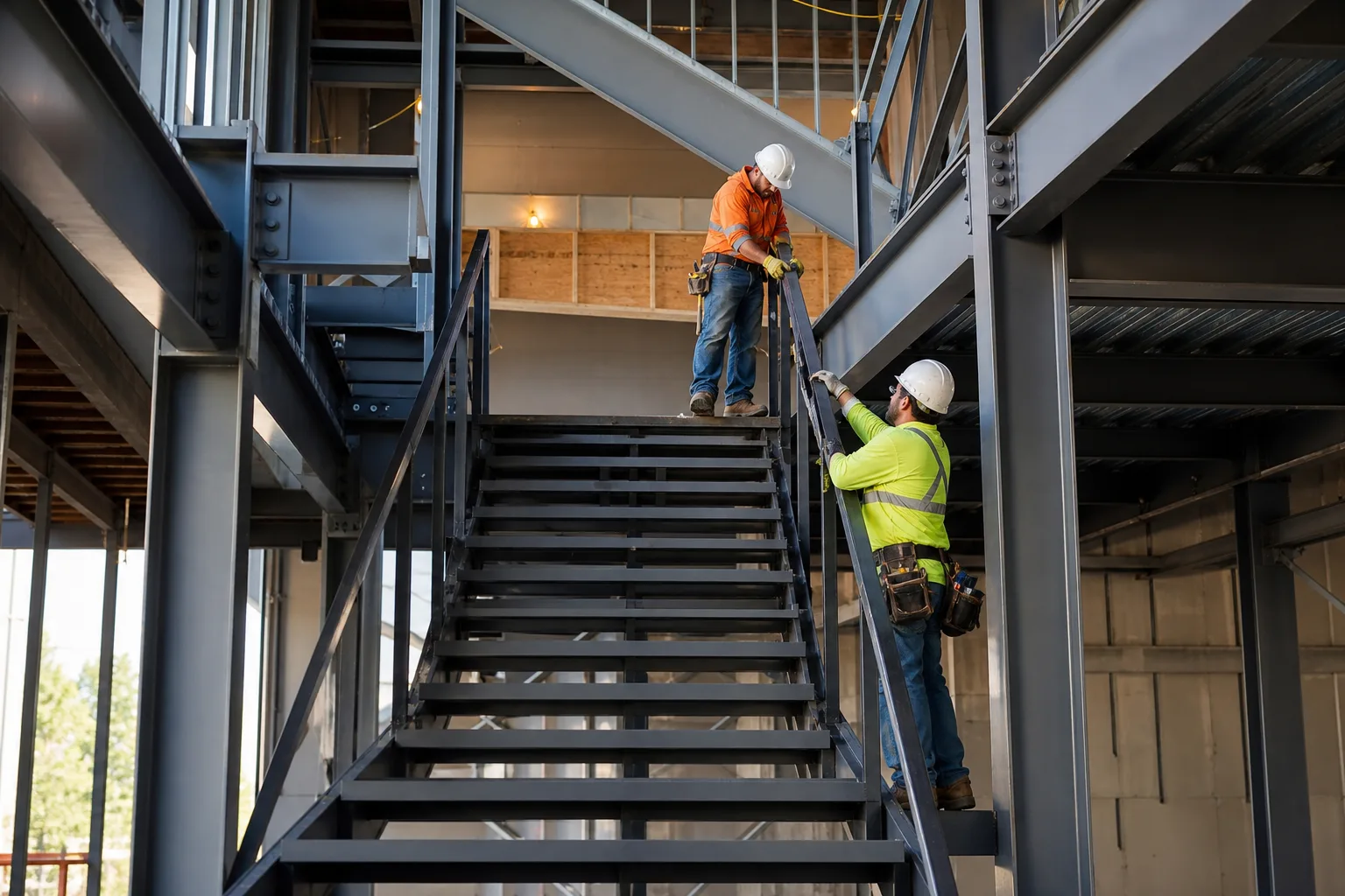 Steel Stair Installation intake preview