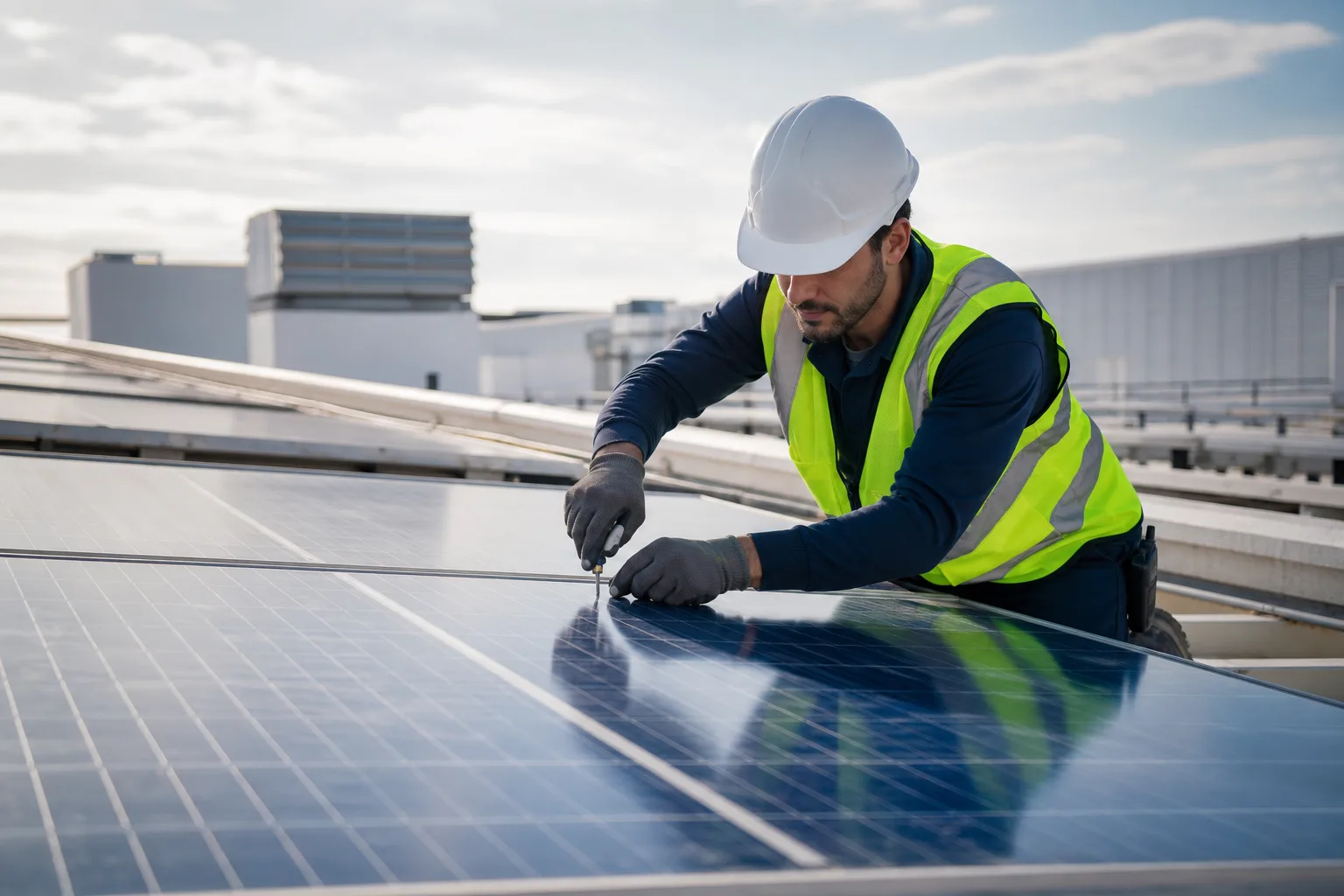 Commercial Solar Maintenance intake preview