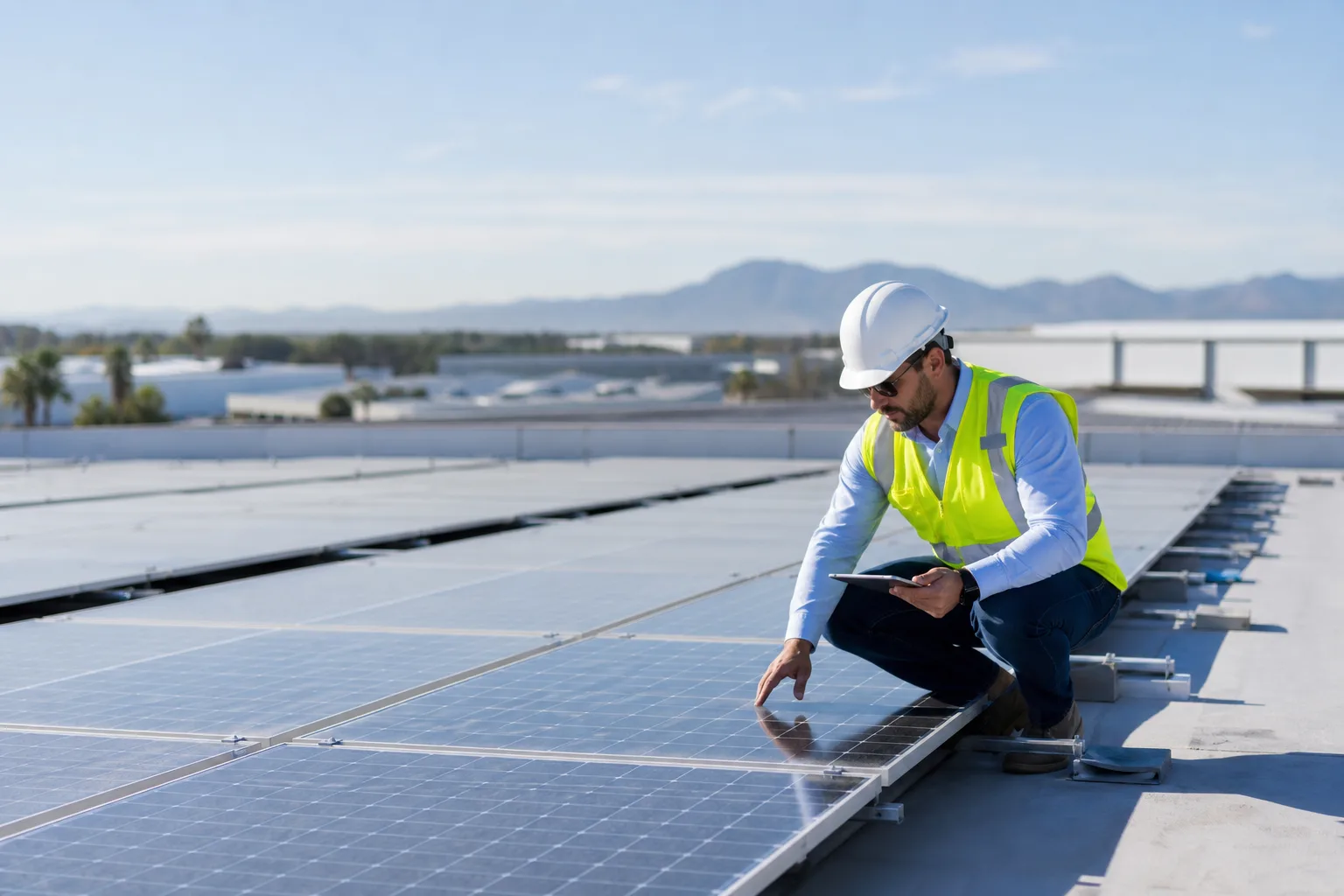 Industrial Solar Installation intake preview