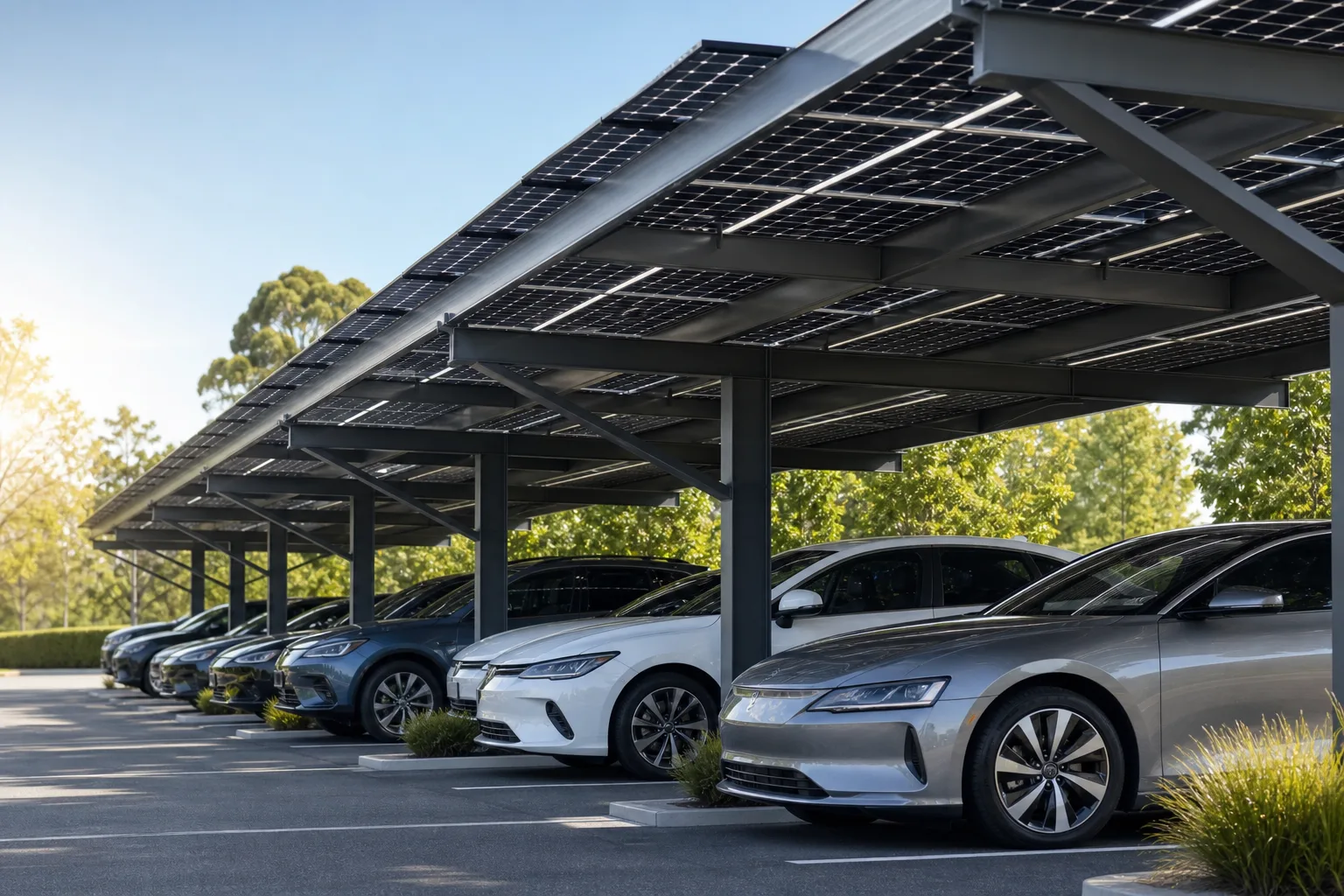 Solar Carport intake preview