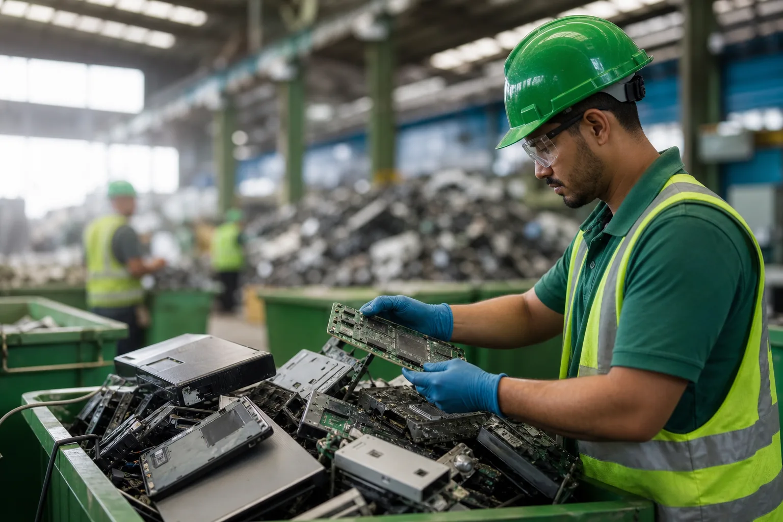 Electronic Waste Recycling intake preview