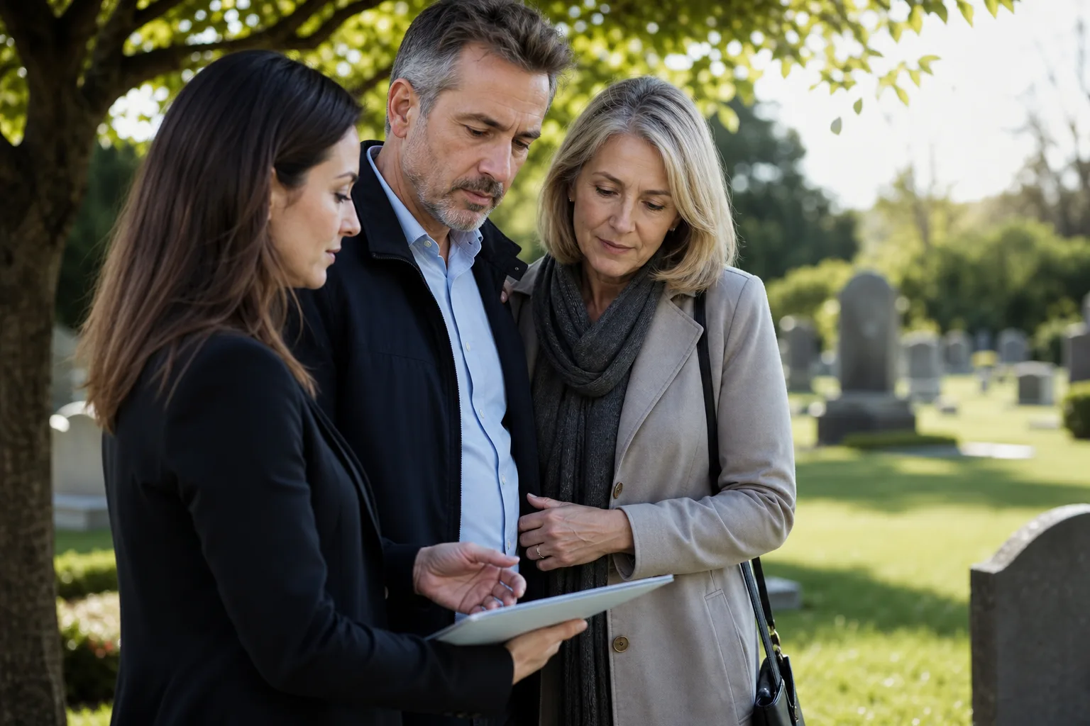 Burial Plot Selection intake preview