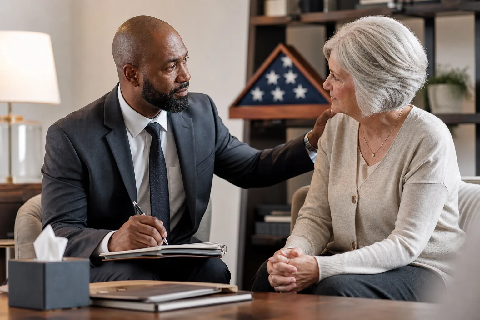 Veterans Burial Coordination intake preview