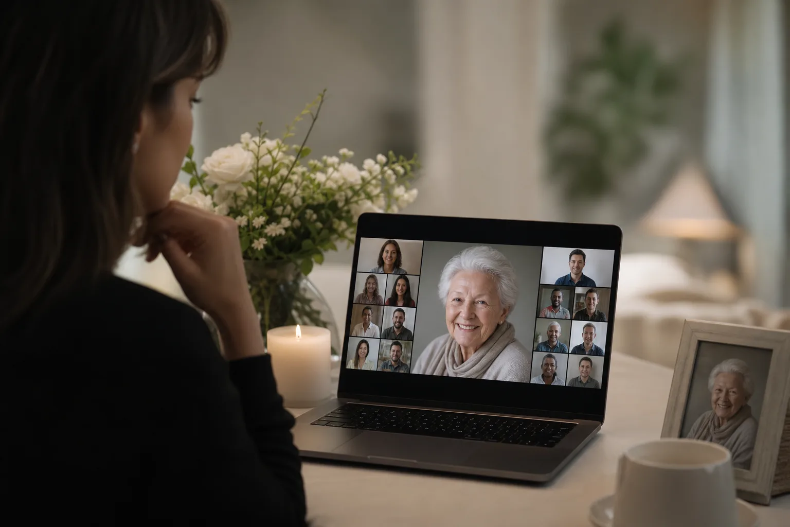 Virtual Memorial Service intake preview