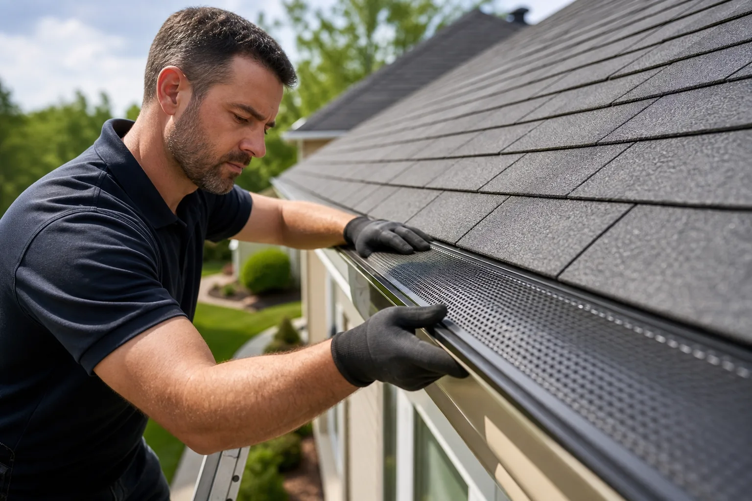Gutter Guard Installation intake preview