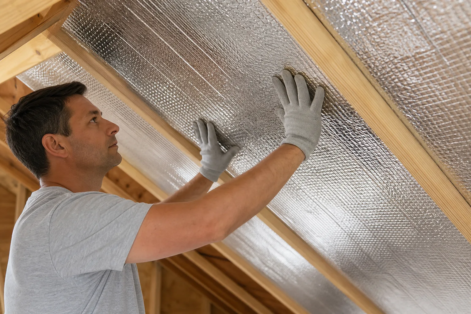 Radiant Barrier Installation intake preview