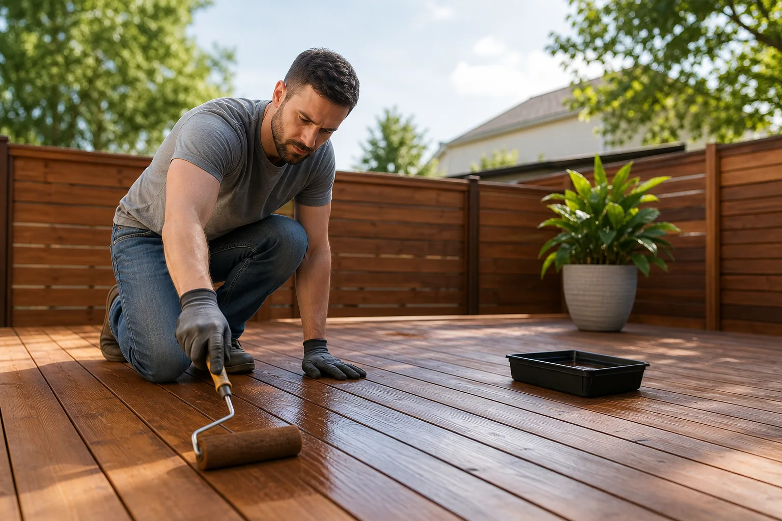 Deck and Fence Staining intake preview