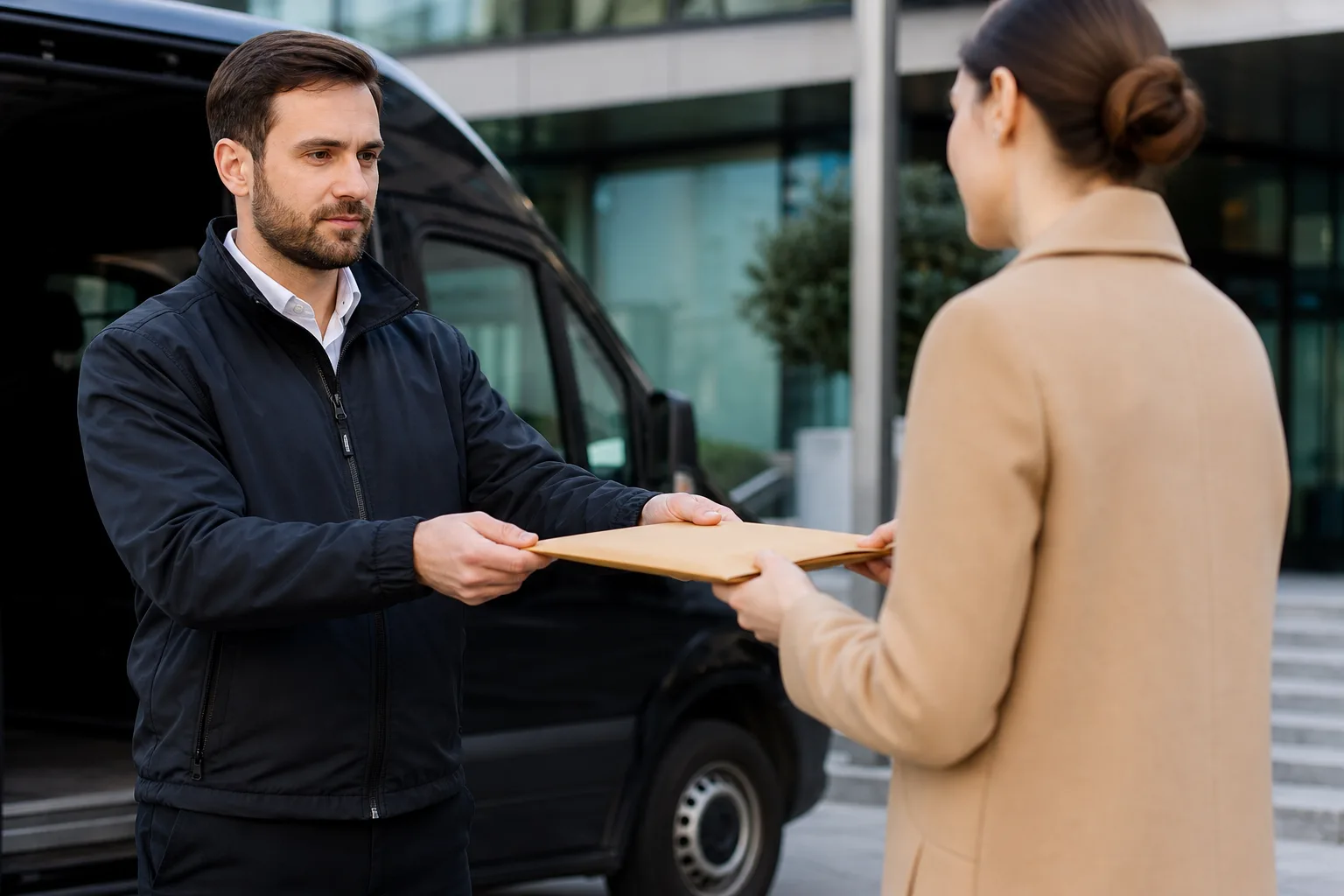 Legal Document Courier intake preview