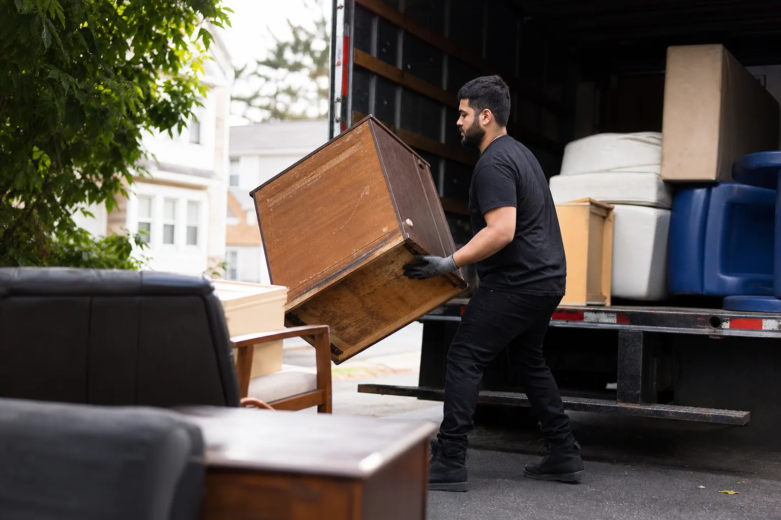 Junk Removal intake for Moving and Storage