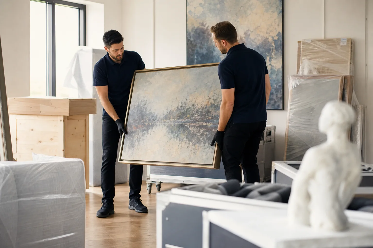 Artwork Moving intake preview