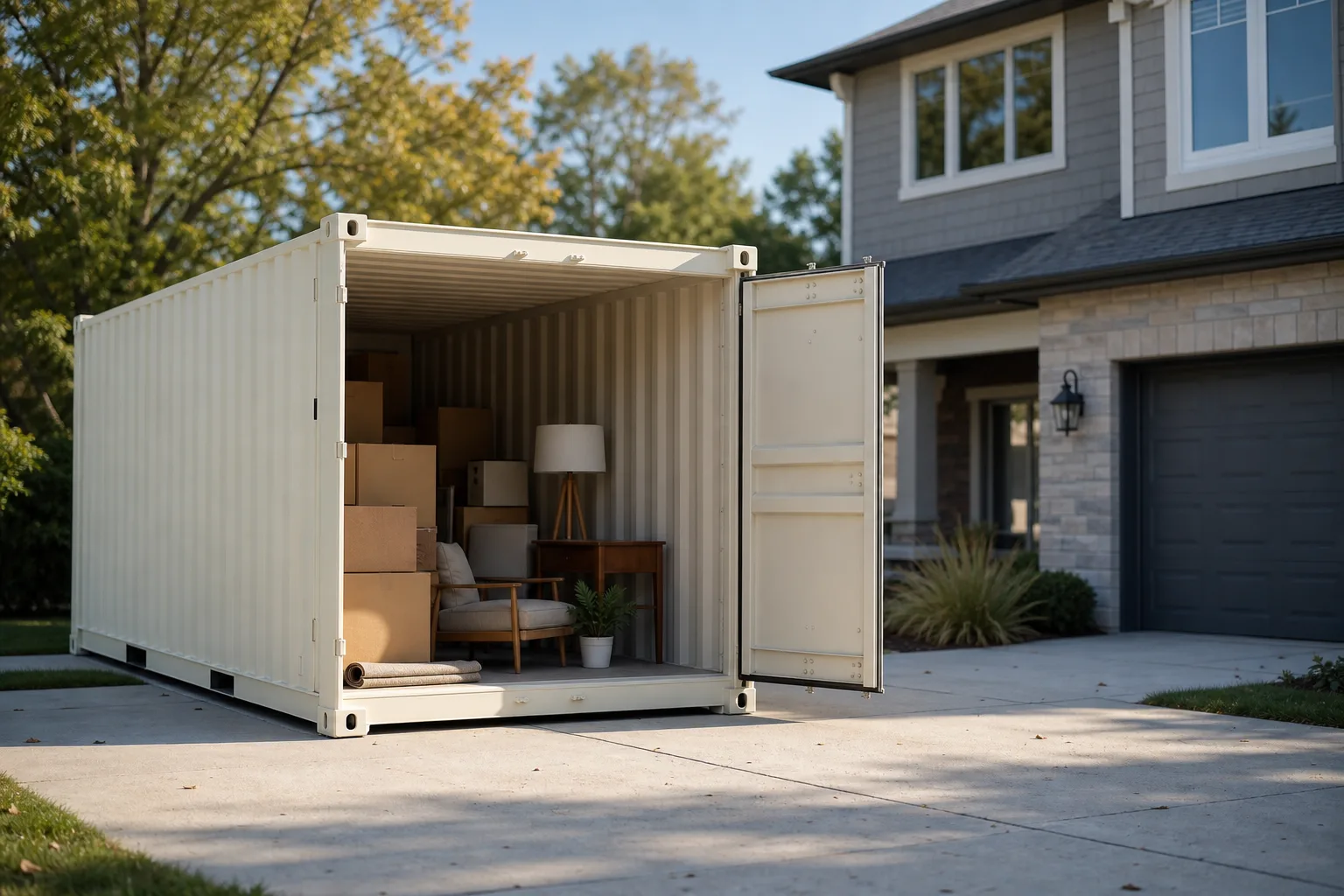 Portable Storage Container intake preview