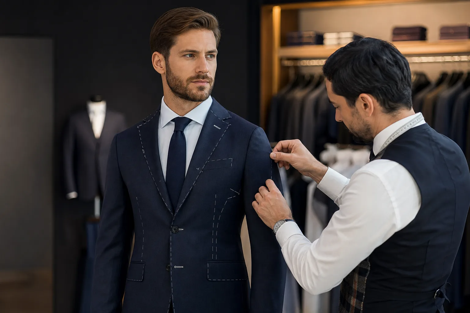 Suit Tailoring intake preview