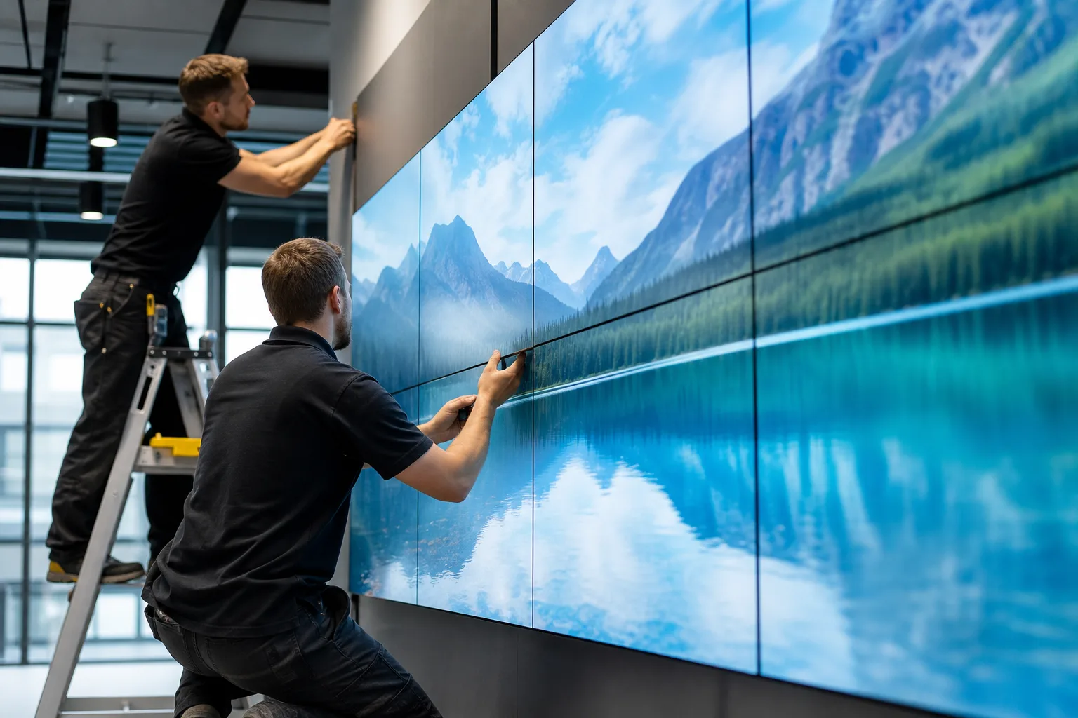 Video Wall Installation intake preview