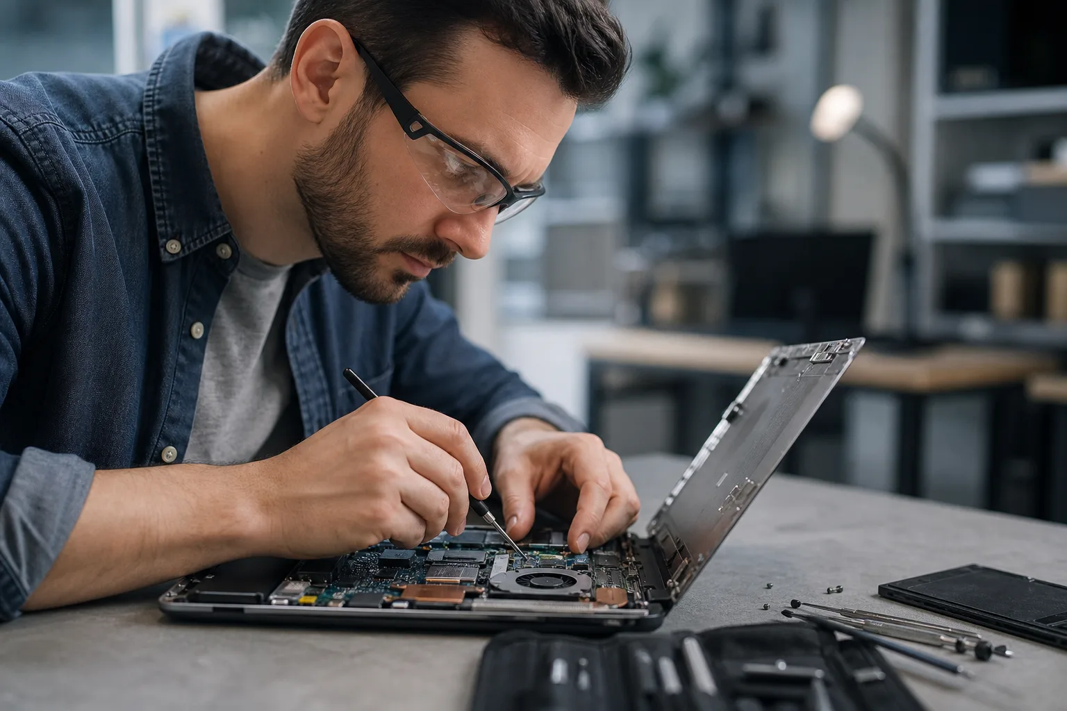 Laptop Repair intake preview