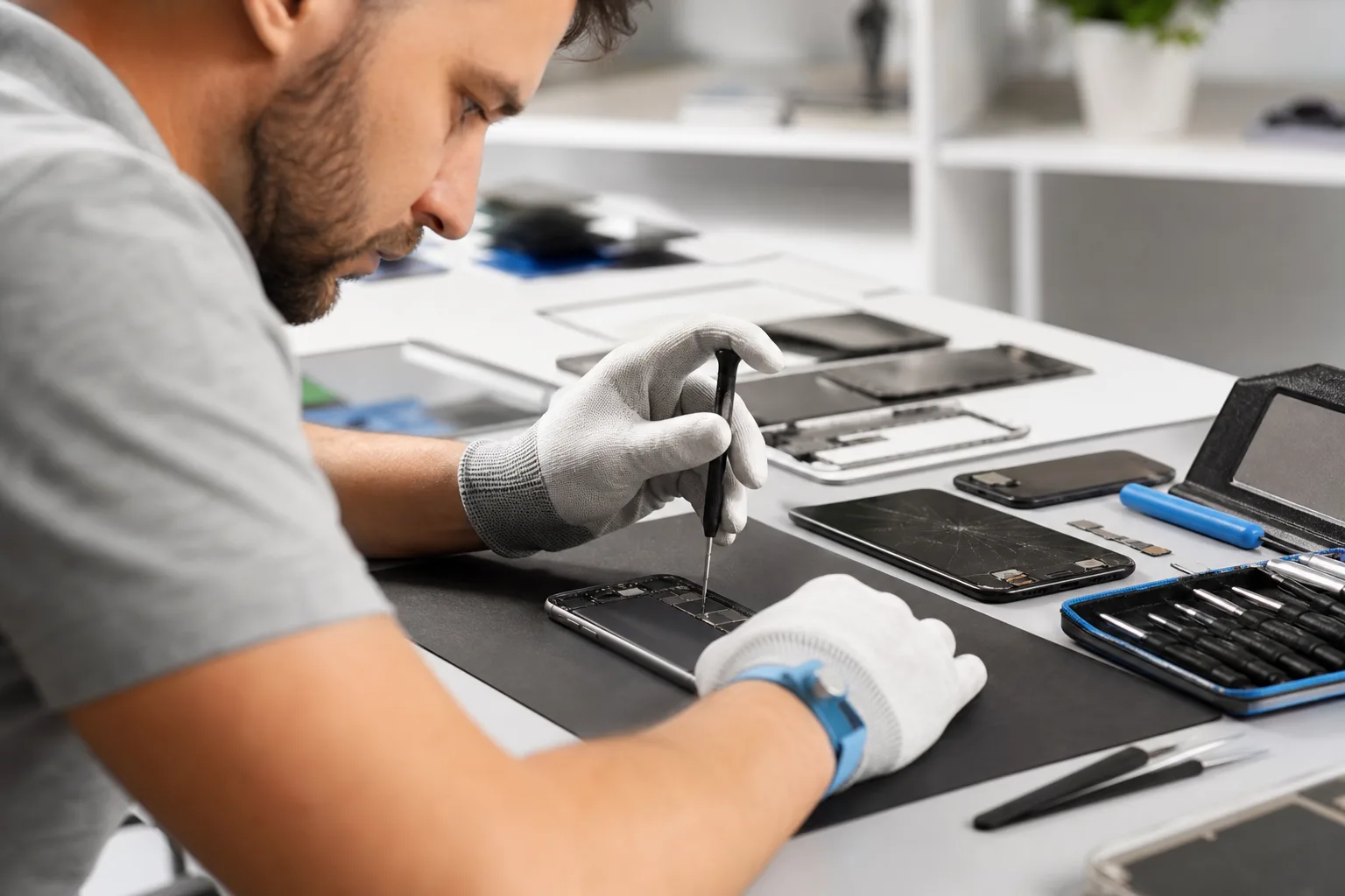 Mobile Device Repair intake preview