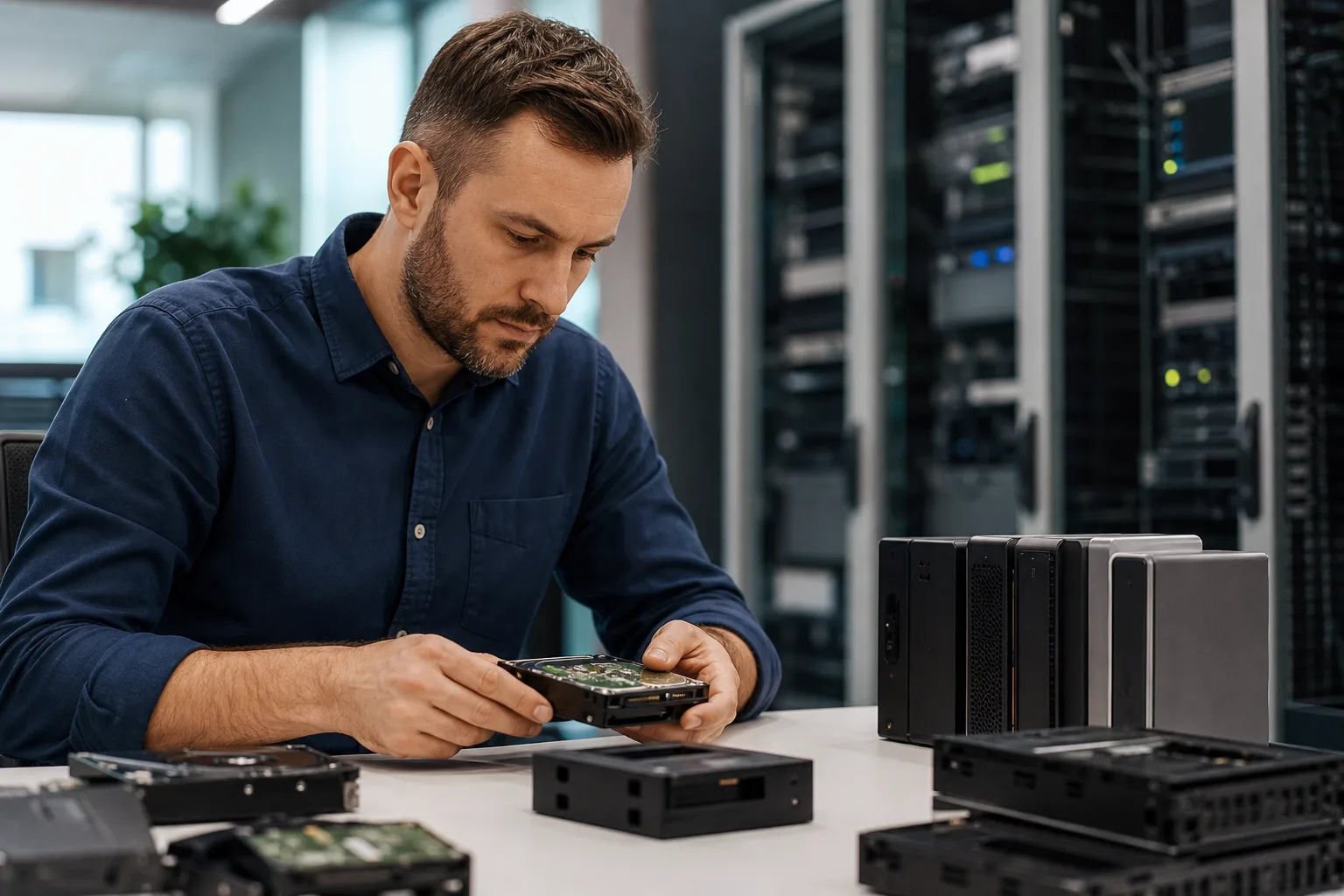 Data Recovery and Backup intake for Technology and IT