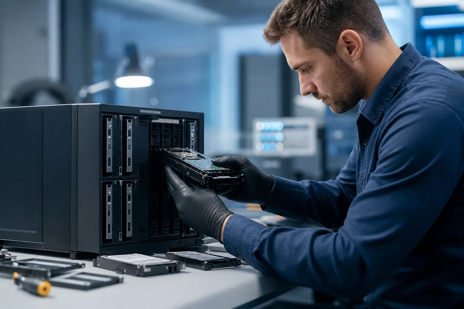 RAID Data Recovery intake preview