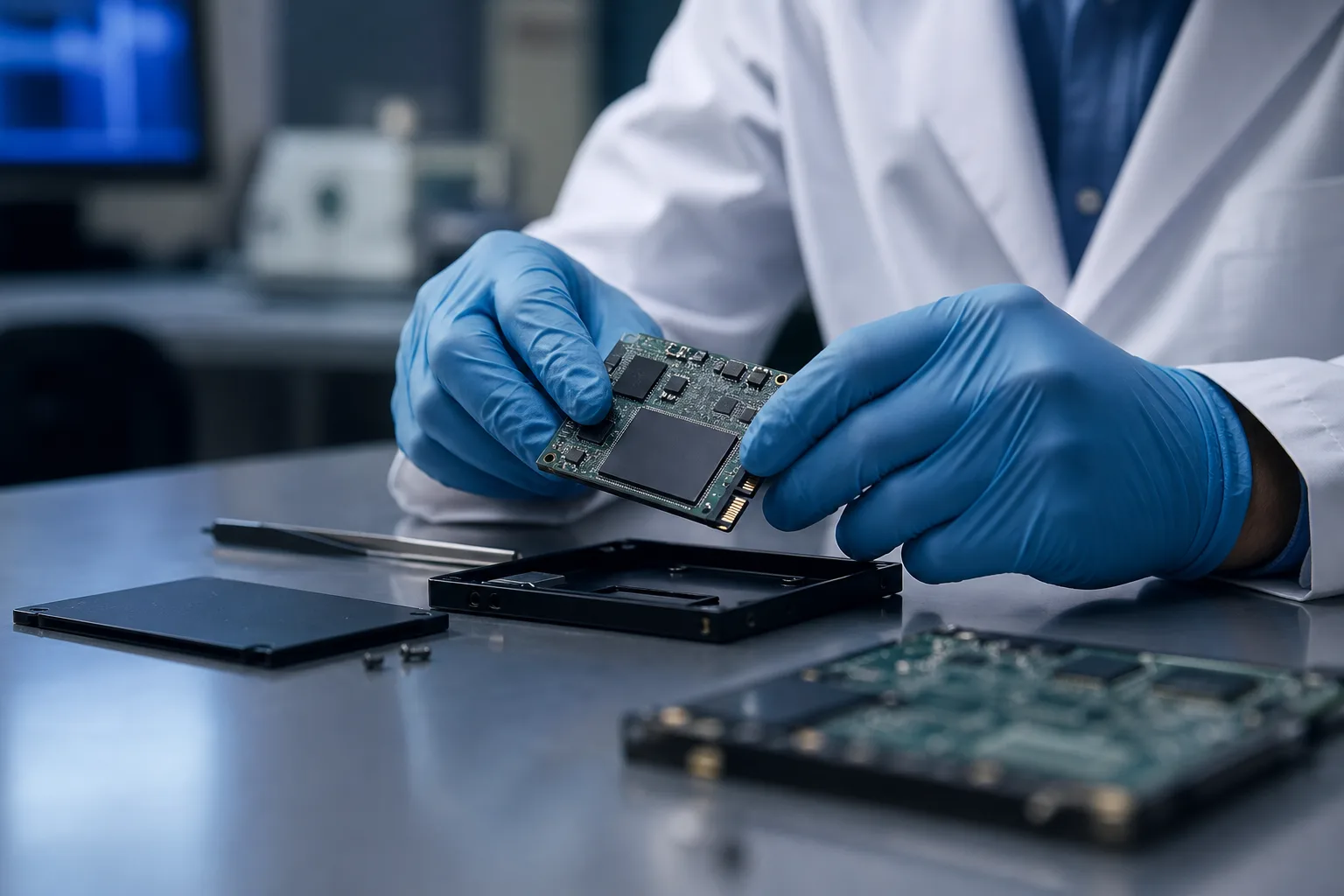 SSD Data Recovery intake preview